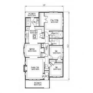 PLANOS DE CASAS 8X8