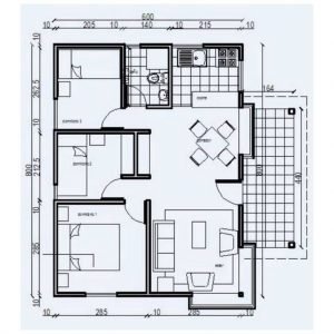PLANOS DE CASAS 8X10