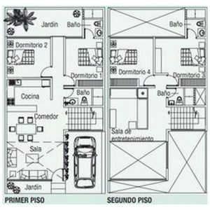 PLANOS DE CASAS 8X15