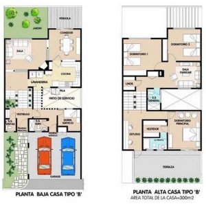 PLANOS DE CASAS 10X15