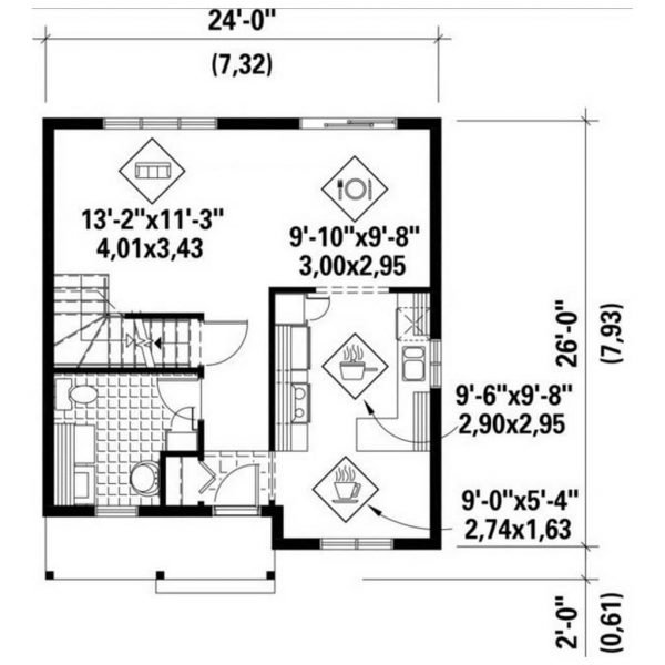 PLANOS DE CASAS 7X8