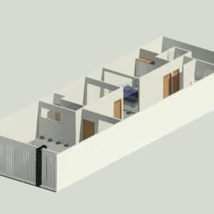 Casa de Interés Medio (Acceso frontal)